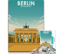 1000 Piece Jigsaw Puzzles for Teenagers Berlin Vintage Travel Art,Family Entertainment Toys Is Ideal As A Gift for The Whole Family (75x50cm)