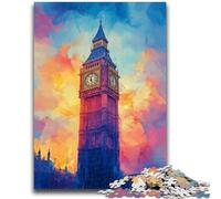 1000 Piece Jigsaw Puzzles for Teenagers Big Ben in London 1000 Pieces for Teenagers,for Educational Game Challenge Toy Unique Home Decor And Gifts (50x75cm)