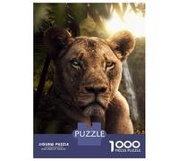 1000 Piece Jigsaw Puzzles for Teenagers Blind Lioness Jigsaw for Adults Relax Games Hand Speed Race Deal As Gifts for The Whole Family 52x38cm/1000pcs