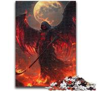 1000 Piece Jigsaw Puzzles for Teenagers Blood Moon Reaper Teenager Jigsaw,Relax Games Is Ideal As A Gift for The Whole Family (75x50cm)