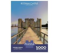 1000 Piece Jigsaw Puzzles for Teenagers Bodiam Castle in The UK Jigsaws for Adults Toy Wall Decor Staycation Kill Time Stress Reduction Gifts 38x26cm/1000pcs