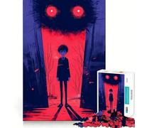 1000 Piece Jigsaw Puzzles for Teenagers Boy Facing Shadow Monster Clean Cut Art Creative Game Toy Relax Game Play Xmas Art Gift (50x75cm)