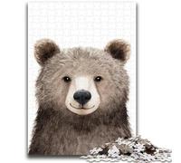 1000 Piece Jigsaw Puzzles for Teenagers Brown Bear 1000 Pieces for Adults,Classic Educational Games Beautiful Decoration (75x50cm)