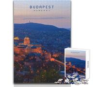 1000 Piece Jigsaw Puzzles for Teenagers Budapest Beautiful Design Game Difficult Challenge Gift For Birthdays Size 50x75cm