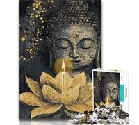 1000 Piece Jigsaw Puzzles for Teenagers Buddha Art 1000 Piece Jigsaw,Family Activity Fun at Home Activities, Birthday Present,Travel Gifts (size 38x26cm)