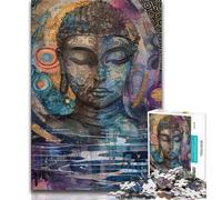 1000 Piece Jigsaw Puzzles for Teenagers Buddha Statues, Brain Teaser Game,for Is Ideal As A Gift for The Whole Family for And 14 Years Old 38x26cm