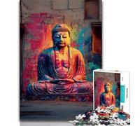 1000 Piece Jigsaw Puzzles for Teenagers Buddha Statues Teenager Jigsaw,Relax Games Is Ideal As A Gift for The Whole Family 75x50cm