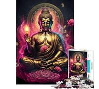 1000 Piece Jigsaw Puzzles for Teenagers Buddha V Jigsaw Puzzle Relaxing Games Wall Decoration Deal As Gifts for The Whole Family (Size 38x52cm)