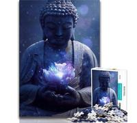 1000 Piece Jigsaw Puzzles for Teenagers Buddhist Art Puzzles for Teenagers,Challenging Game Gifts for Is Ideal As A Gift for The Whole Family 75x50cm