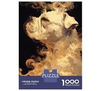 1000 Piece Jigsaw Puzzles for Teenagers Canine Flame Adult Puzzles Toy Wall Decor Pattern Assembly Deal As Gifts for The Whole Family 38x26cm/1000pcs