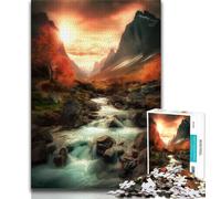 1000 Piece Jigsaw Puzzles for Teenagers Carapar Falls Teenager Jigsaw,Challenging Game for Is Ideal As A Gift for The Whole Family (size 38x26cm)