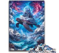 1000 Piece Jigsaw Puzzles for Teenagers Castle on The Turtle's Back Family Fun Fun at Home Activities, Birthday Present,Travel Gifts, for And 14 Years Old 38x26cm