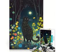 1000 Piece Jigsaw Puzzles for Teenagers Cat in A Dream, Relax Games, But Fun And Humorous, Unique Challenge Game 38x26cm