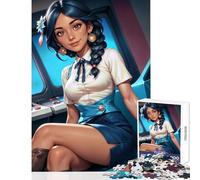 1000 Piece Jigsaw Puzzles for Teenagers Catori My Time At Sandrock Jigsaw Puzzles for Adults Stress Reliever Parent-child Interaction Birthday Present, Gifts, (38x26cm)