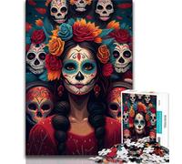 1000 Piece Jigsaw Puzzles for Teenagers Celebrating The Departed 1000 Piece Puzzle,Unique Birthday And Gifts for Age 14 Years Up 75x50cm