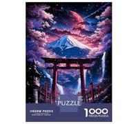 1000 Piece Jigsaw Puzzles for Teenagers Cherry Dream Torii Gate Puzzle for Adults Hands-on Game Wall Decoration Unique Birthday And Gifts 38x26cm/1000pcs