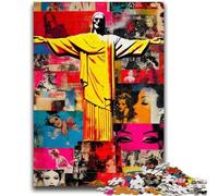 1000 Piece Jigsaw Puzzles for Teenagers Christian Art Challenging To Complete But Fun And Humorous with Matching Poster And Trivia Sheet 50x75cm