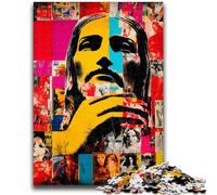 1000 Piece Jigsaw Puzzles for Teenagers Christian Art for Age 14+ Quiz Game Fun at Home Activities, Birthday Present,Travel Gifts 50x75cm
