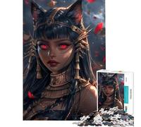 1000 Piece Jigsaw Puzzles for Teenagers Cleopatra Anime Help The Brain Exercise Difficult Hard Relaxing Games Suitable for Ages 14 And Up (38X26CM)