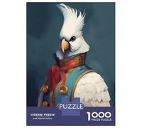 1000 Piece Jigsaw Puzzles for Teenagers Cockatoo Bird Precious Jigsaws for Adults Toy Wall Decor Staycation Kill Time Stress Reduction Gifts 70x50cm/1000pcs