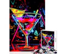 1000 Piece Jigsaw Puzzles for Teenagers Cocktail Drink Home Decoration Toys Great Gift Educational Game Artists Collection, Fine Art Size 50x75cm