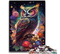 1000 Piece Jigsaw Puzzles for Teenagers Color Owl Brain Teaser Game Wall Decoration Unique Birthday And Xmas Gifts 50x75cm