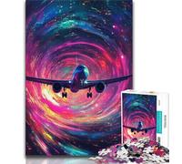 1000 Piece Jigsaw Puzzles for Teenagers Color Plane,Family Entertainment Toys Is Ideal As A Gift for The Whole Family (75x50cm)