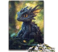 1000 Piece Jigsaw Puzzles for Teenagers Colorful Baby Dragon for Age 14 Years And over Decompressing Intellectual Educational Toy Great Gift 26x38cm