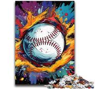 1000 Piece Jigsaw Puzzles for Teenagers Colorful Baseball Adult Puzzles,Challenging Game Gifts for Is Ideal As A Gift for The Whole Family (50x75cm)