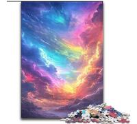 1000 Piece Jigsaw Puzzles for Teenagers Colorful Clouds, Educational Toys for Is Ideal As A Gift for The Whole Family for And 14 Years Old (Size 26x38cm)