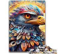 1000 Piece Jigsaw Puzzles for Teenagers Colorful Eagle Teenager Jigsaw,Birthday Present, Gifts, Wall Art for Age 14 Years Up (26x38cm)