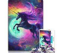 1000 Piece Jigsaw Puzzles for Teenagers Colorful Unicorn Teenager Puzzles,Quiz Game for Is Ideal As A Gift for The Whole Family (size 38x26cm)