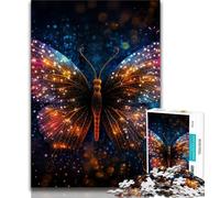 1000 Piece Jigsaw Puzzles for Teenagers Colourful Art Butterflies,Learning Educational Toys Family Games Unique Birthday And Gifts (38x26cm)