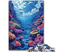 1000 Piece Jigsaw Puzzles for Teenagers Colourful Underwater World Challenging Game Toys Deal As Gifts for The Whole Family for Ages 14+ 50x75cm