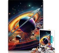 1000 Piece Jigsaw Puzzles for Teenagers Colourful Universe Adult Puzzles,Challenging Game Gifts for Is Ideal As A Gift for The Whole Family 38x26cm