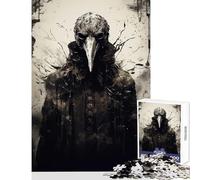 1000 Piece Jigsaw Puzzles for Teenagers Corvid Healer Educational Toy Great Gift Brain Teaser Game Artists Collection, Fine Art Size 50x75cm