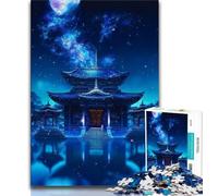 1000 Piece Jigsaw Puzzles for Teenagers Cosmic Japanese Temple Teenager Jigsaw,Challenging Game for Is Ideal As A Gift for The Whole Family (size 38x26cm)