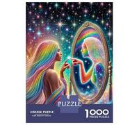 1000 Piece Jigsaw Puzzles for Teenagers Cosmic Mirror Jigsaws for Adults Family Game Pattern Assembly Unique Birthday And Gifts 38x26cm/1000pcs