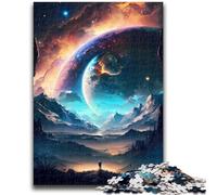 1000 Piece Jigsaw Puzzles for Teenagers Cosmic Mountain Adventure Challenging Game And Family Play Wall Decoration Unique Birthday And Xmas Gifts 26x38cm