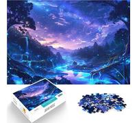 1000 Piece Jigsaw Puzzles for teenagers Cosmic River Dream Stressabbau-Spielzeug mit passendem Poster und Quizblatt52x38cm