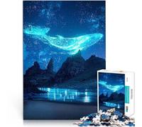1000 Piece Jigsaw Puzzles for teenagers Cosmic Whale Pädagogisches Spielzeug zum Stressabbau Eltern-Kind-Interaktion38x26cm