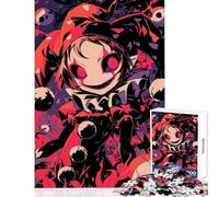 1000 Piece Jigsaw Puzzles for Teenagers Crazy Jester Jigsaw 1000 Pieces Brain Teaser Game Gifts Ideas Hand Speed Race (38x52cm)