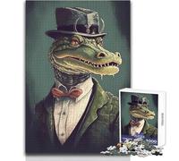 1000 Piece Jigsaw Puzzles for Teenagers Crocodile Magic Powers Soothing Relaxing Leisure Time Accurate Interlock Precision Toy Size 38x52cm