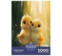 1000 Piece Jigsaw Puzzles for Teenagers Cute Baby Chicks Jigsaw for Adults Relax Games Hand Speed Race Deal As Gifts for The Whole Family 52x38cm/1000pcs