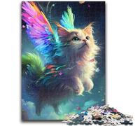 1000 Piece Jigsaw Puzzles for Teenagers Cute Colourful Kitten Puzzles for Teenagers,Challenging Game Gifts for Is Ideal As A Gift for The Whole Family (50x75cm)