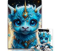 1000 Piece Jigsaw Puzzles for Teenagers Cute Dragon Baby 1000 Piece Puzzle,Unique Birthday And Gifts for Age 14 Years Up 38x26cm