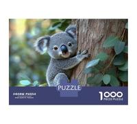 1000 Piece Jigsaw Puzzles for Teenagers Cute Koala on A Tree Jigsaws for Adults Family Game Pattern Assembly Unique Birthday And Gifts 70x50cm/1000pcs