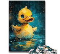 1000 Piece Jigsaw Puzzles for Teenagers Cute Little Yellow Duck Brain Teaser Game Wall Decoration Unique Birthday And Xmas Gifts 38x26cm