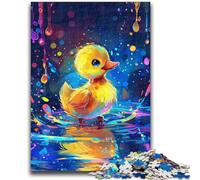 1000 Piece Jigsaw Puzzles for Teenagers Cute Little Yellow Duck Help The Brain Exercise Addictive Toys to Cultivate Patience Perfect Decoration 50x75cm