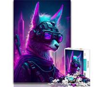 1000 Piece Jigsaw Puzzles for Teenagers Cute Llama Human Teenager Puzzles,Toys Educational Games Stress Relieving Unique Birthday And Gifts (size 75x50cm)